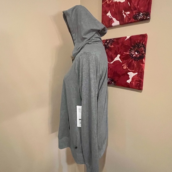 Marika Mona Full Zip Hoodie, in heather black (reads dark grey), size L - Picture 8 of 12